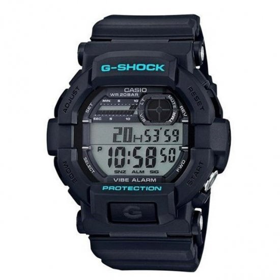 Casio Men\'s G-Shock Wristwatch with Black Resin Strap - GD350-1C