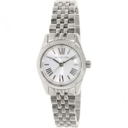 Michael Kors Women's Lexington MK3228 Silver Stainless-Steel Japanese Quartz Fashion Watch