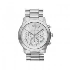 New Michael Kors Cooper Steel Chronograph Silver Dial Lady Quartz Watch MK6273