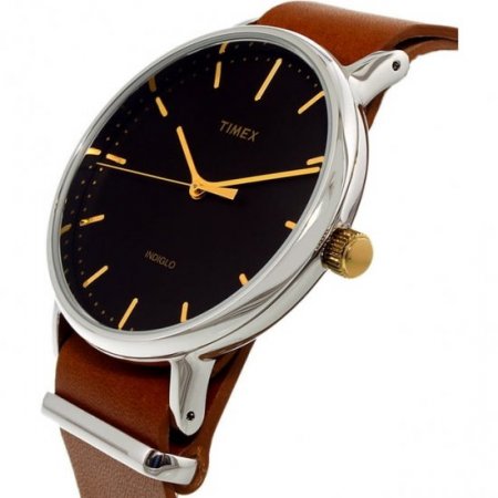 Men's Weekender Fairfield TW2P97900 Brown Leather Quartz Dress Watch