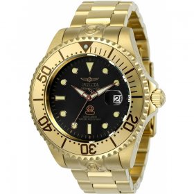 Invicta Men's Pro Diver Automatic 300m Gold Plated Stainless Steel Watch 24766