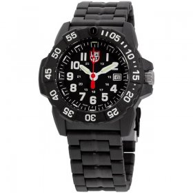 Luminox Men's 45mm Black Carbon Fiber Band & Case Quartz Analog Watch 3502