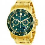 Invicta Pro Diver Chronograph Quartz Green Dial Men's Watch 21925