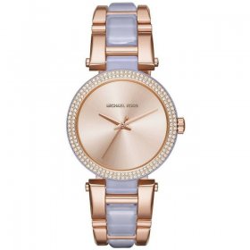 Michael Kors Women's Delray Purple Links Watch MK4319