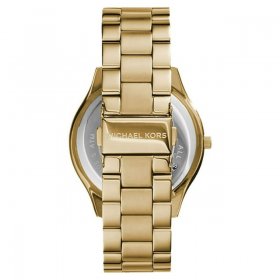 Michael Kors Women's Slim Runway Gold-Tone Watch 42mm MK3179