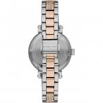 Michael Kors Women's Sofie Quartz Watch with Stainless-Steel-Plated Strap, Two Tone/White, 14