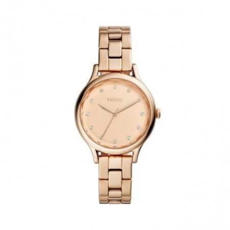 Fossil Outlet Women's Laney Three-Hand, Rose Gold-Tone Stainless Steel Watch, BQ3321