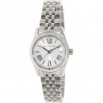 Michael Kors Women's Lexington MK3228 Silver Stainless-Steel Japanese Quartz Fashion Watch