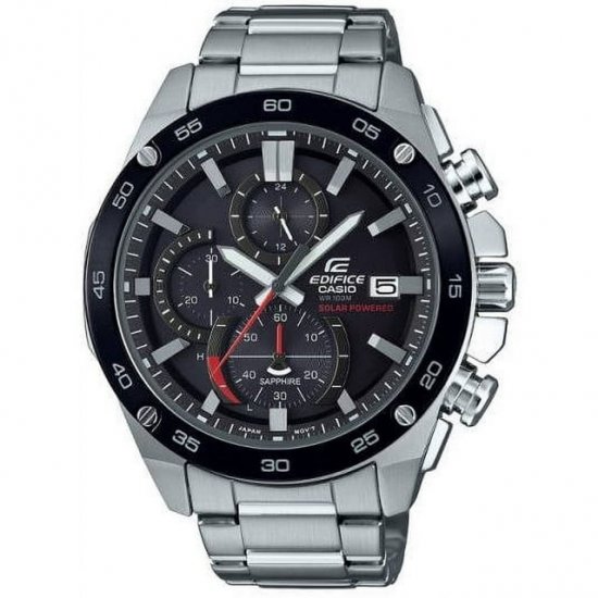 Men\'s Casio Edifice Solar Power Chronograph Watch EFSS500DB-1AV