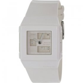 Casio Women's Baby-G BGA200-7E White Resin Quartz Sport Watch