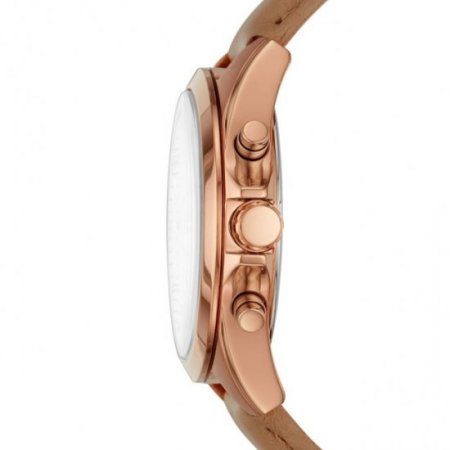 Fossil Women's Modern Courier Chronograph Tan Leather Watch