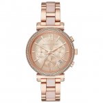 Michael Kors Women's Sofie Chronograph Stainless Steel Bracelet Watch