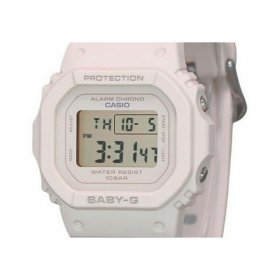 Casio Baby-G Digital Beige Pink Resin Strap Quartz BGD-565U-4 100M Women's Watch