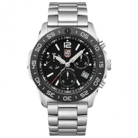 Men's Luminox Pacific Diver Chronograph Steel Swiss Watch 3142