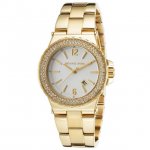 Michael Kors Silver Dial Gold Tone Stainless Women's Watch MK5920