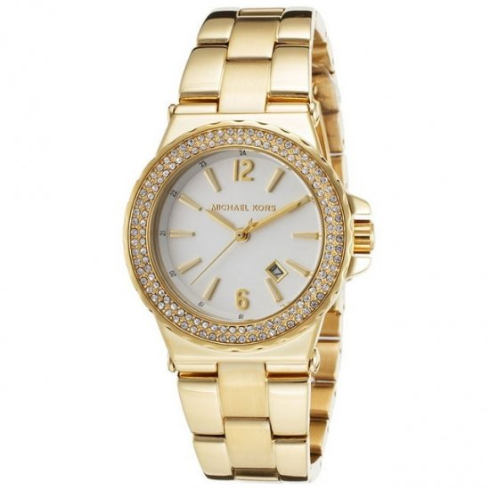 Michael Kors Silver Dial Gold Tone Stainless Women\'s Watch MK5920