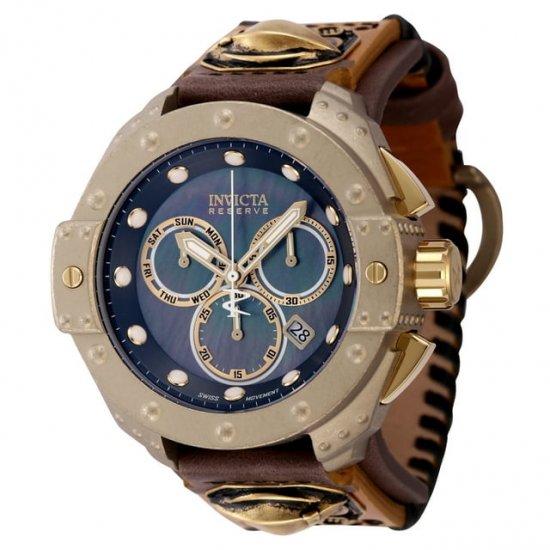 Invicta Reserve Akula Swiss Ronda Z60 Caliber Mother of Pearl Dial Men\'s Watch