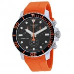 Tissot Men's Seastar 1000 Chronograph Quartz Orange 45.5mm Watch T1204171705101