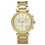 Michael Kors Women's Mini Parker Watch Quartz Mineral Crystal MK6056