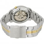 Seiko Men's 5 SNKL84 Two Tone Stainless Steel White Dial Automatic Watch