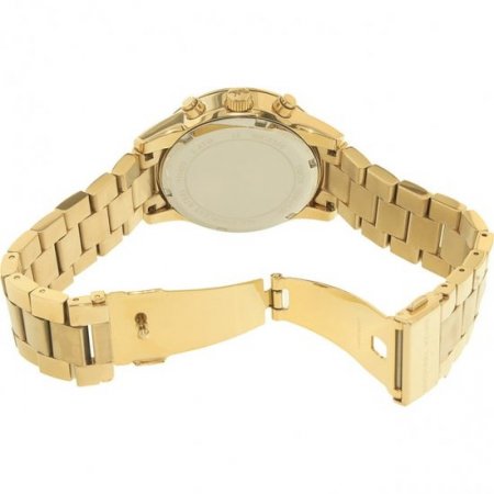 Michael Kors Ritz Chronograph Gold Dial Ladies Watch MK6356