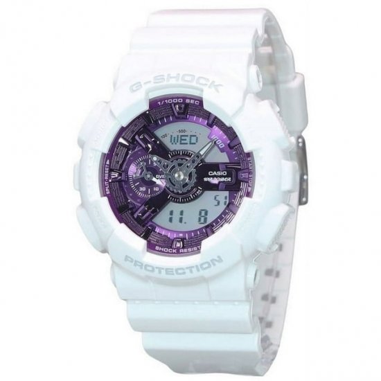 Casio G-Shock Seasonal Collection 2023 Analog Digital Purple Dial Quartz GA-110WS-7A 200M Men\'s Watch