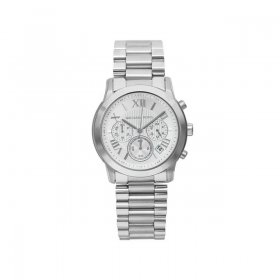 New Michael Kors Cooper Steel Chronograph Silver Dial Lady Quartz Watch MK6273