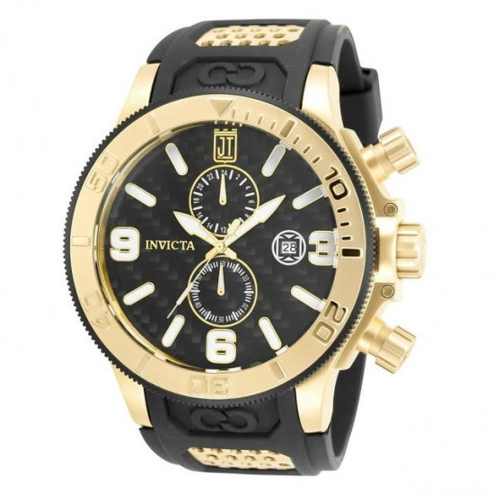 Invicta Jason Taylor Quartz Black Dial Men\'s Watch 33980