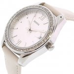 Fossil Women's Scarlette ES4555 Silver Leather Japanese Quartz Fashion Watch