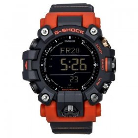 Casio G-Shock Mudman Master Of G-Land Digital Orange And Black Resin Strap Solar GW-9500-1A4 200M Men's Watch