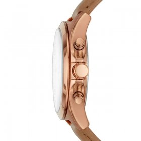 Fossil Women's Modern Courier Chronograph Tan Leather Watch