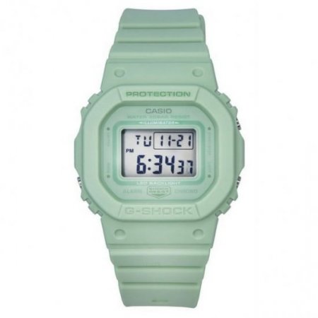 Casio G-Shock Digital Green Resin Strap Green Dial Quartz GMD-S5600BA-3 200M Women's Watch