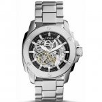 Fossil Men's ME3081 Silver Stainless-Steel Automatic Dress Watch