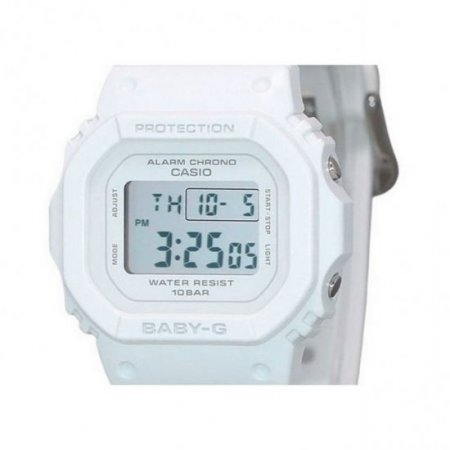 Casio Baby-G Digital White Resin Strap Quartz BGD-565U-7 100M Women's Watch