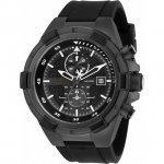 Invicta 28099 Men's Aviator Black Rubber Strap Chronograph Watch