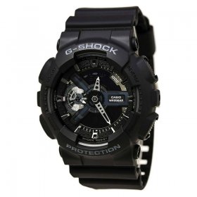 Casio Men's G-Shock Black Dial Watch - GA-110-1BCR