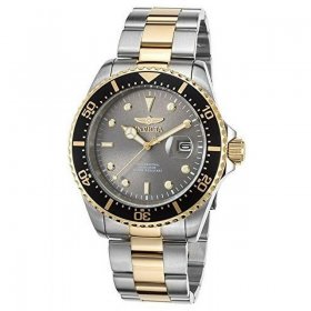 Invicta Men's 22057 Pro Diver Grey Dial Two Tone Bracelet Dive Watch