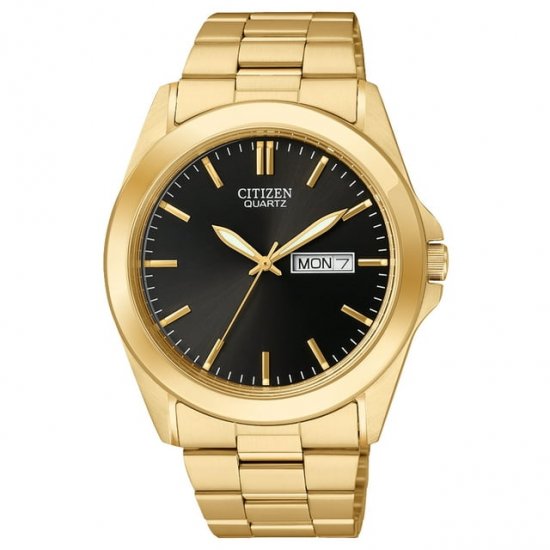 Citizen Men\'s Quartz Classic Gold-Tone Stainless Steel Watch BF0582-51F