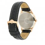 Bulova Men's Rose-Gold Case Dress Watch with Leather Strap 97B164