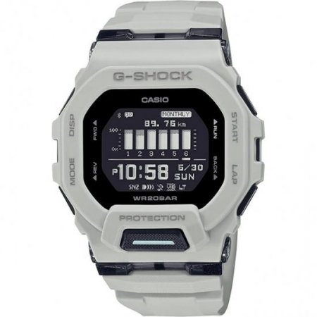 Casio GBD200UU-9 Men's G-Shock G-Squad White Strap Digital Watch