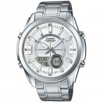 AMW810D-7AV Men's Stainless Steel Active Dial Watch