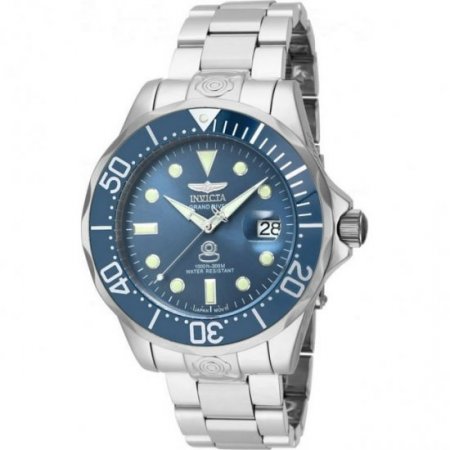 invicta Men's 16036 Pro Diver Automatic 3 Hand Metallic Blue Dial Watch