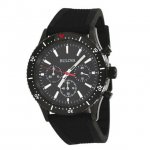 Bulova Men's Black IP Chronograph Sport Watch 98A267