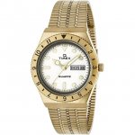 Q Timex TW2U95800 Women's Analog Watch Gold-Tone Steel Bracelet