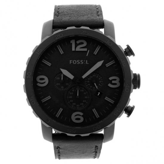 Fossil Men\'s Classic Black Dial Watch - JR1354