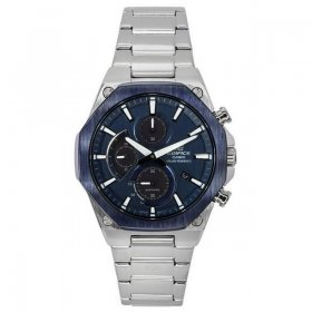 Casio Edifice Analog Slim Line With Sapphire Crystal Chronograph Blue Dial Solar EFS-S570DB-2A 100M Men's Watch