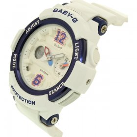 Women's Baby-G BGA210-7B2 White Resin Quartz Watch