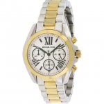 Michael Kors Women's Mini Bradshaw Two-Tone Chronograph Watch MK5912