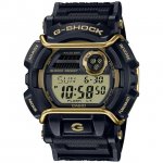 Casio Men's G-Shock Black and Gold Digital Sport Watch, GD-400GB-1B2CR