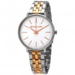 Michael Kors Pyper Silver Dial Tri-tone Ladies Watch MK3901